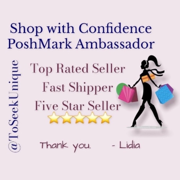 Beautiful NEW Poshmark T-Shirt, Recycled materials. Good for the environment - Picture 16 of 16